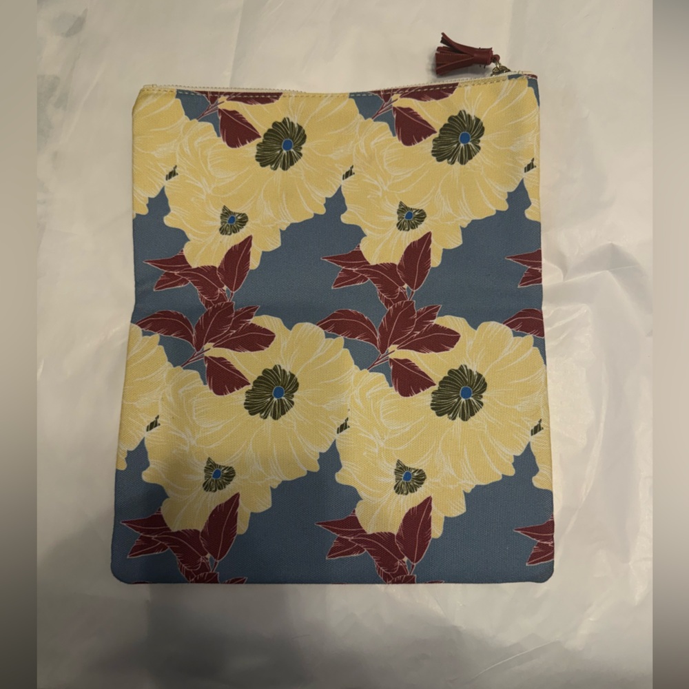 Anthropologie Rachel Pally Reversible Clutch Bag Floral Bloom/Cream